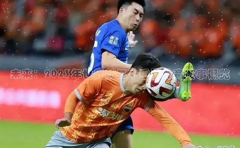 未来：2023年世界前二十重要体育赛事概览